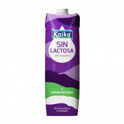 Leche Kaiku Sin Lactosa Semi 1l