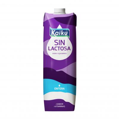 Leche Kaiku Sin Lactosa Entera Brick 1l