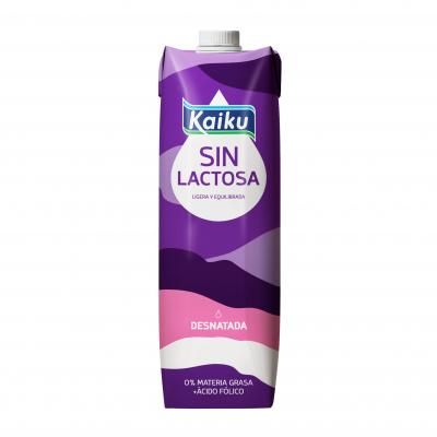 Leche Kaiku Sin Lactosa Desnatada 1l