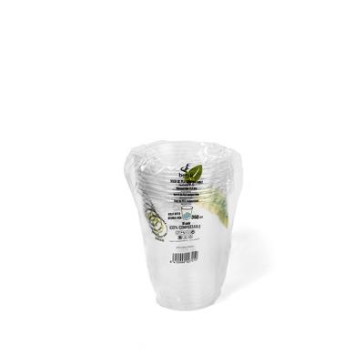 Vaso Betik Bebidas Frias Compostable 350cc 15u