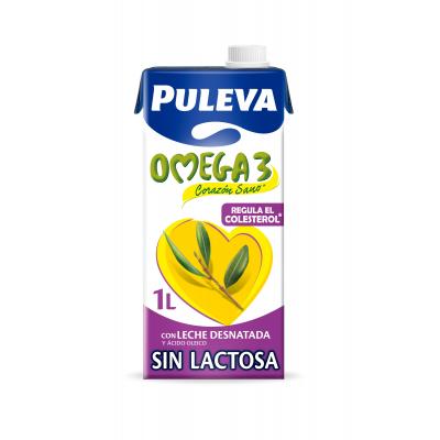 Leche Puleva Omega 3 Sin Lactosa 1l