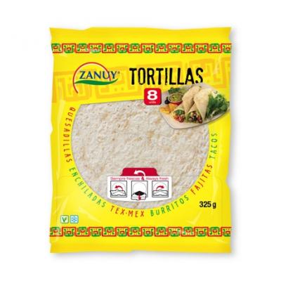 Tortilla Zanuy Trigo 320g 8u