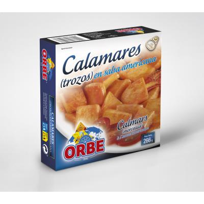 Calamar Orbe Salsa Americana 168g