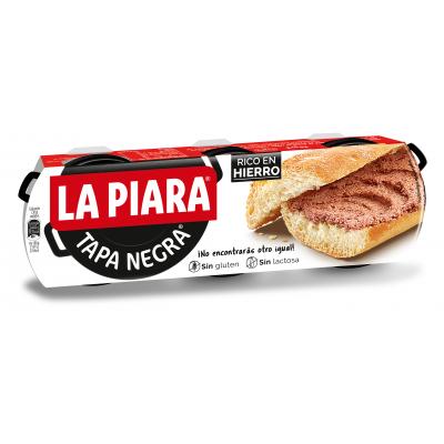 Pate La Piara Tapa Negra 75g Pack-3