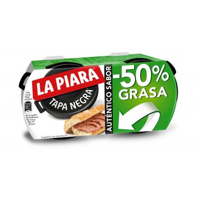 Pate La Piara Tapa Negra -50% Materia Grasa Pack-2