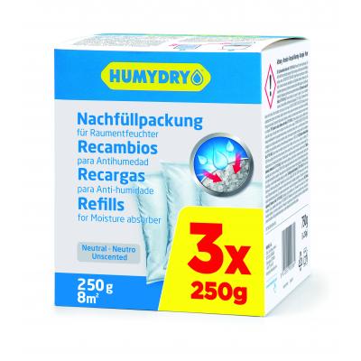 Antihumedad Humydry Recambio 3x250g