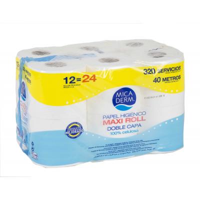 Papel Higienico Micaderm Maxi Roll 2 Capas 12u