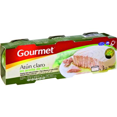 Atun Gourmet Claro Aceite Oliva 52gx3u
