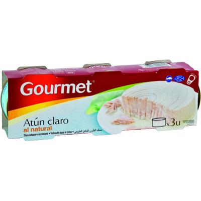 Atun Gourmet Claro Al Natural 56gx3u