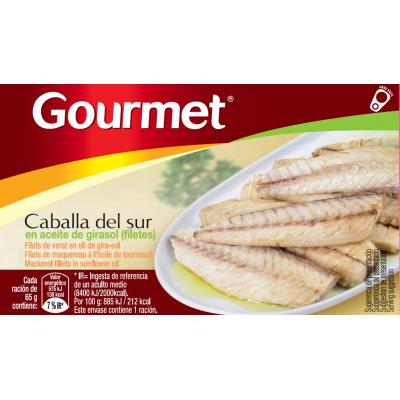 Caballa Gourmet Aceite Facil Apertura 65g