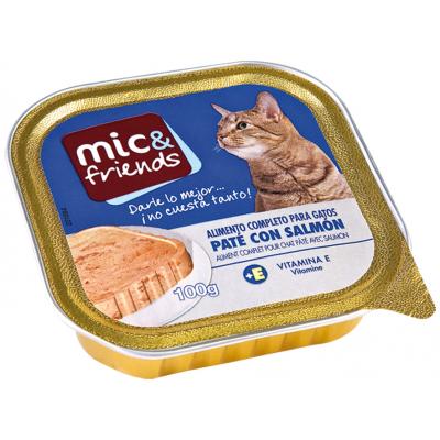 Comida Mic&Friends Gatos Salmon 100g