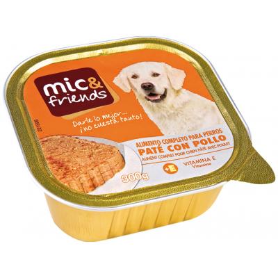 Comida Mic&Friends Perro Pollo 300g