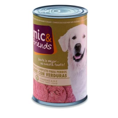 Comida Perro Mic&Friends Pollo/Verduras 720g