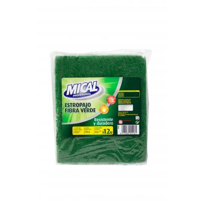 Estropajo Quality Fibra 19x16 12u