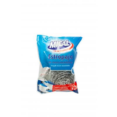 Estropajo Mical Acero Inoxidable 2u