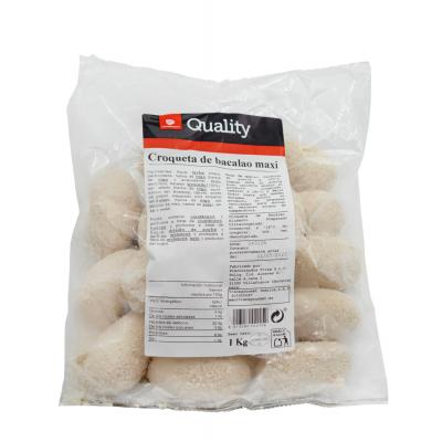 Croqueta Quality Bacalao Maxi 1k