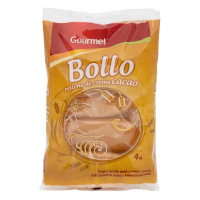 Bollo Gourmet Relleno Cacao Bollisol 240g 4u