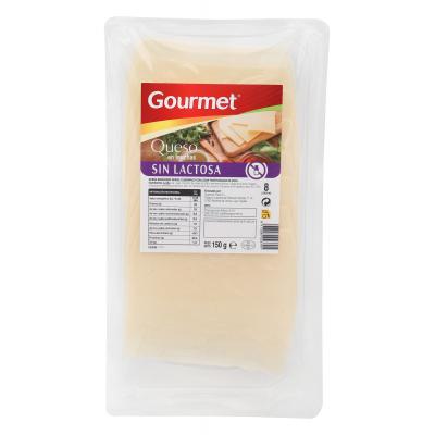 Queso Gourmet Tierno Sin Lactosa Lonchas 150g