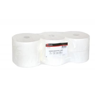 Papel Higienico Quality Jumbo 300m 1 Capa 6u