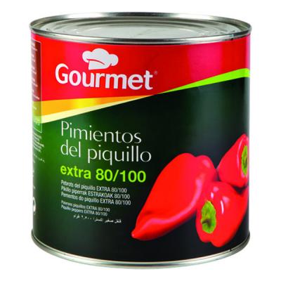 Pimiento Gourmet Piquillo Entero 80/100 1,9k