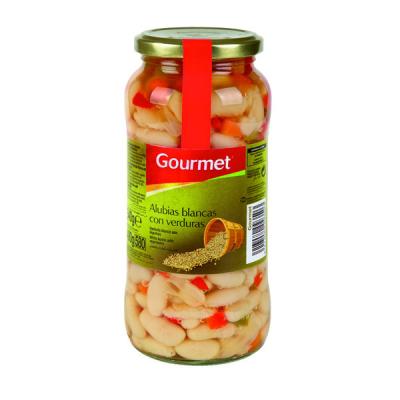 Alubia Gourmet Cocida Con Verdura Frasco 400g
