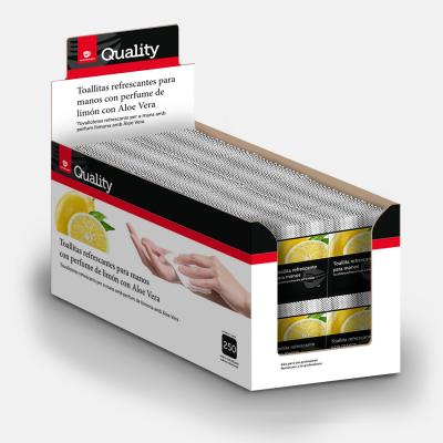 Toallita Quality Limon 250u