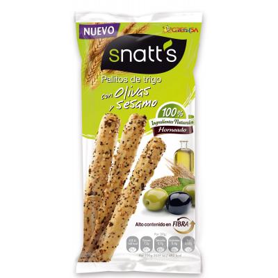 Snatts Pal Olivas Y Sesamo 60g