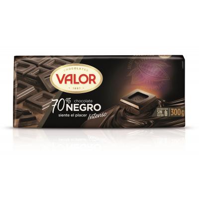 Chocolate Valor Negro 70% 300g