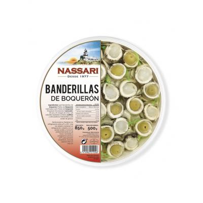 Banderilla Nassari Boqueron 500g 28u