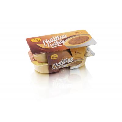 Natillas Reina Con Galletas Pack-4
