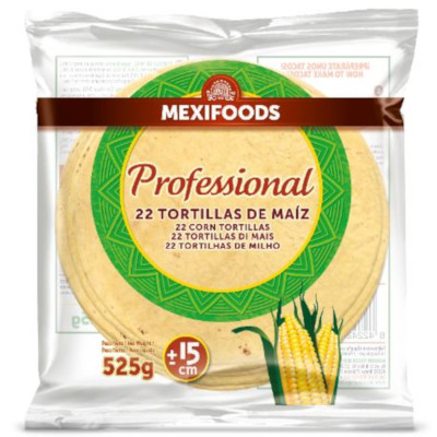 Tortillas Mexifoods Maiz 15cm 22u