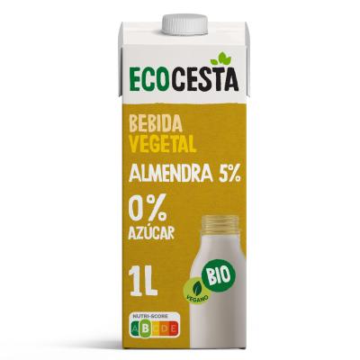 Bebida Ecocesta Vegetal Almendra Sin Azucar Bio 1l