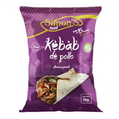 Pollo Kebab Lonchas Congelado 1k
