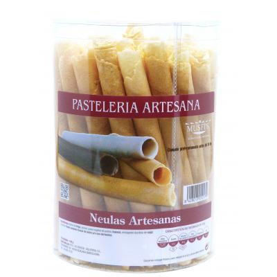 Barquillos-Neulas Musfis Bote 300g 36u