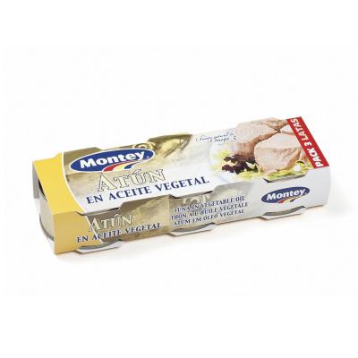 Atun Montey Aceite Vegetal Ro-85 Pack-3
