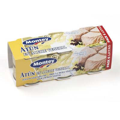 Atun Montey Aceite Vegetal Ro-85 Pack-6