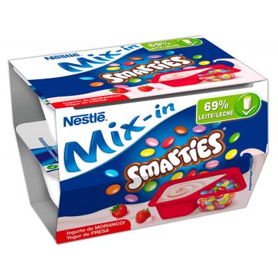 Postre Smarties Mix 128g Pack-2