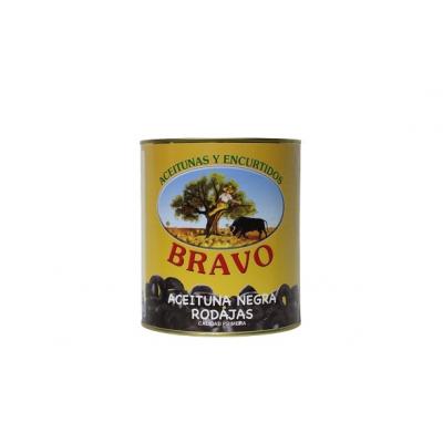 Aceituna Bravo Negra Laminada 1.6k