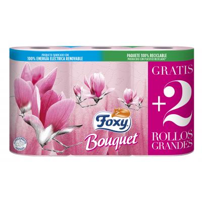 Papel Higienico Foxy Bouquet 4+2 Rollos Color