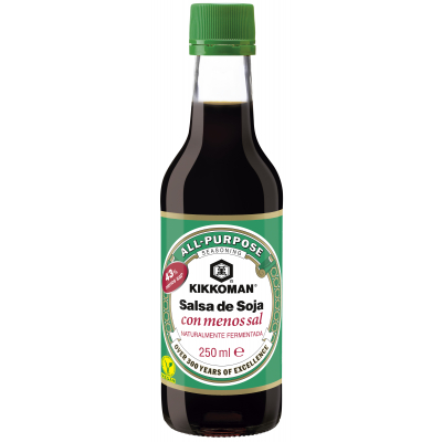 Salsa Soja Kikkoman Bajo En Sal 250ml