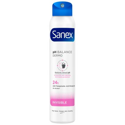Desodorante Sanex Invisible Spray 200ml