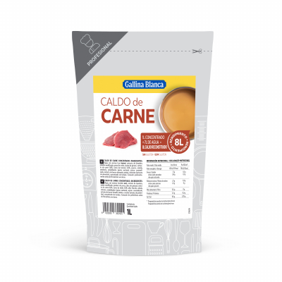 Caldo Gallina Blanca Carne Concentrat 1l