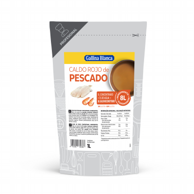 Caldo Gallina Blanca Pescado Rojo Concentrado 1l