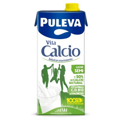 Leche Puleva Calcio Semidesnatada Brick 1l