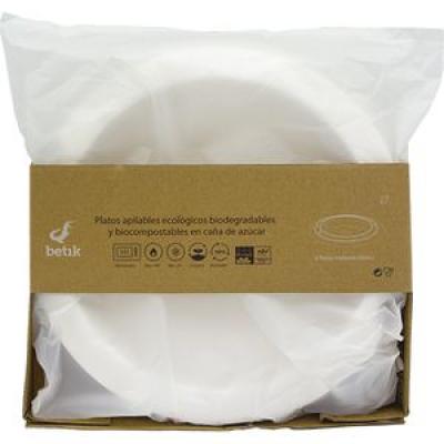 Plato Betik Compostable 20cm 12u
