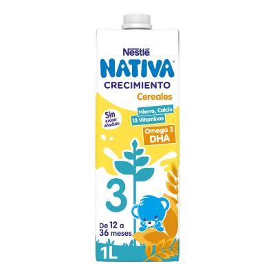 Leche Nativa Crecimiento Cereales 1 A 3 Años 1l