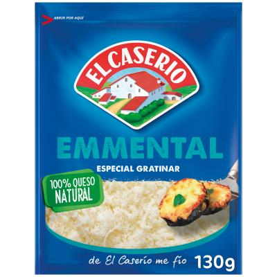 Queso Caserio Emmental Rallado 120g