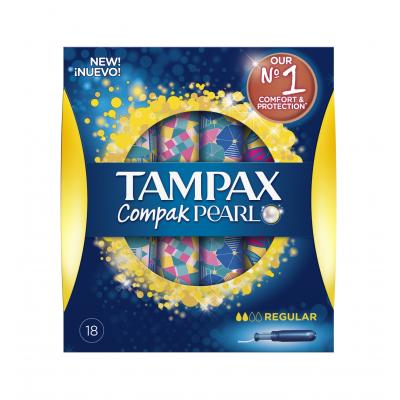 Tampon Tampax Compak Pearl Regular 18u