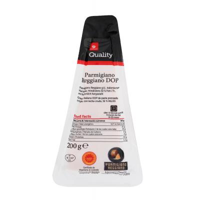 Queso Quality Parmergiano Regiano Pieza 200g