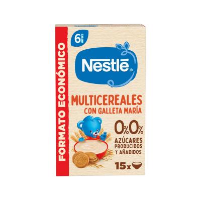 Papilla Nestle Multicereales Con Galleta 0% Azucar Añadido 255g